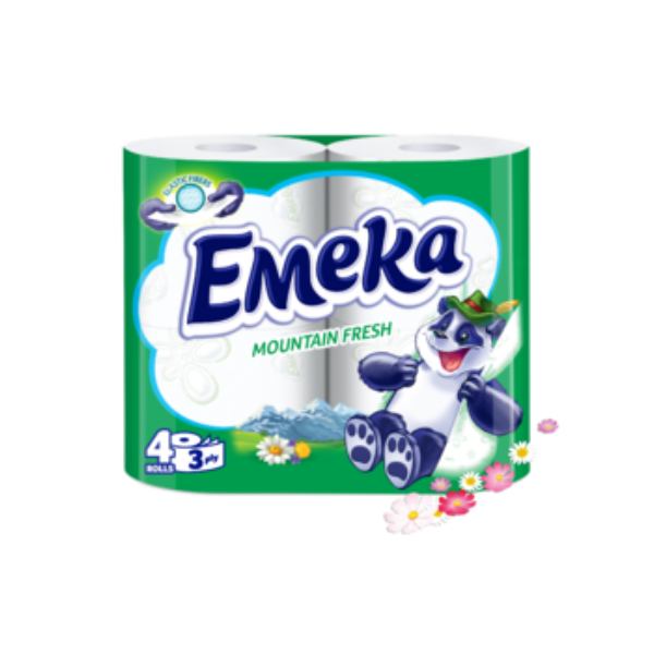 Нов-проект-1-24 Тоалетна хартия Емека Mountain Fresh 4бр - Image 1