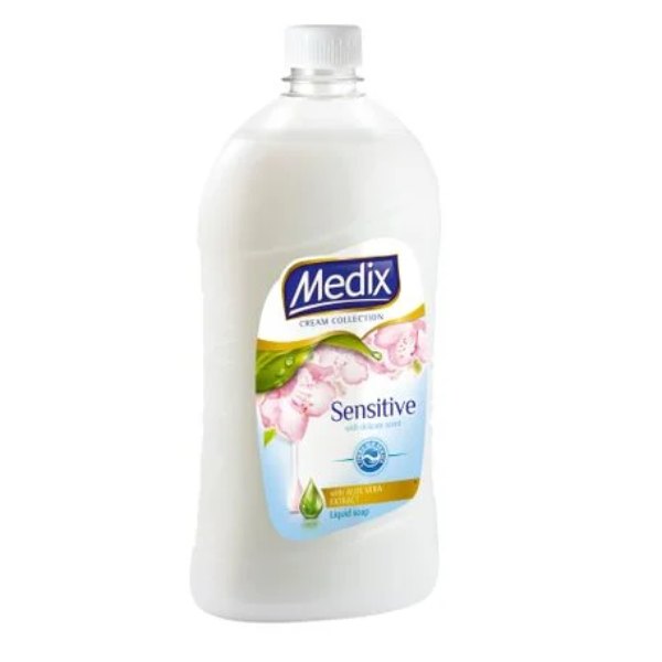 Нов-проект-1-35 Течен сапун крем Medix Sensitive - Пълнител - Image 1