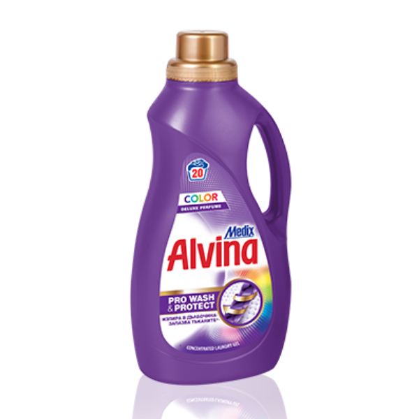 Нов-проект-10-10 Течен перилен препарат Medix ALVINA COLOR Deluxe Perfume 1.1л - Image 1