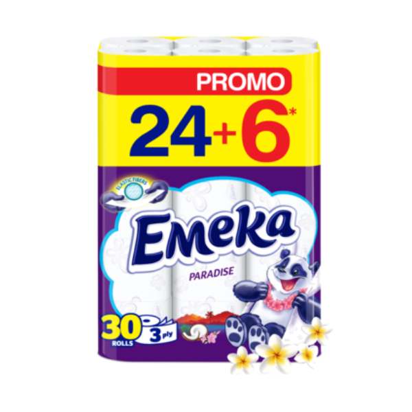 Нов-проект-11-6 Тоалетна хартия Емека Paradise 30бр - Image 1