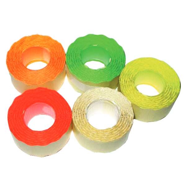 Нов-проект-13-10 Етикети за клещи 26x12мм Жълти 1400бр - Image 1