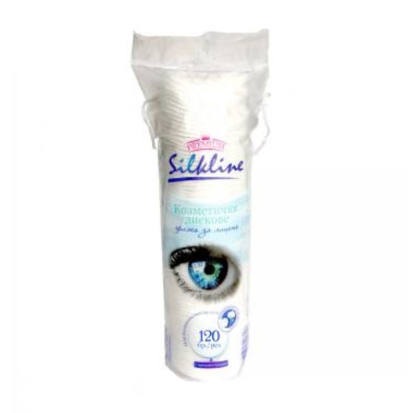Нов-проект-13-11 Тампони за почистване на грим SilkLine 70бр - Image 1