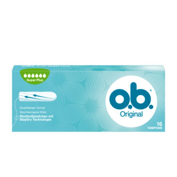 Нов-проект-2-13 Дамски тампони O.B. Original Super Plus 16бр - Image 1