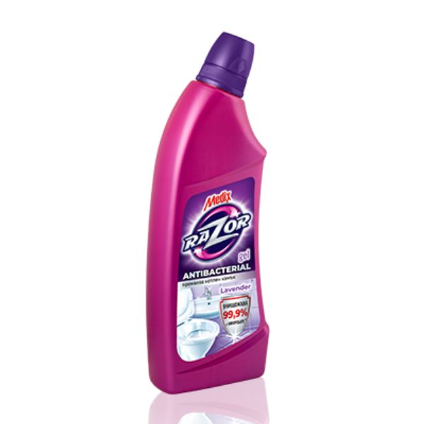 Нов-проект-2-23 Препарат за почистване на баня и тоалетна Medix RAZOR Gel Lavender - Image 1